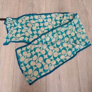 Coach silk scarf
